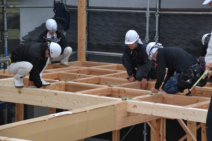 「三井郡大刀洗町02」注文住宅現場リポート⑤【上棟式】