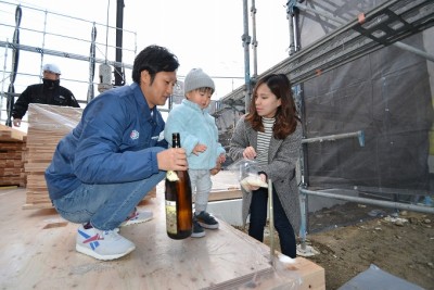 「三井郡大刀洗町02」注文住宅現場リポート⑤【上棟式】