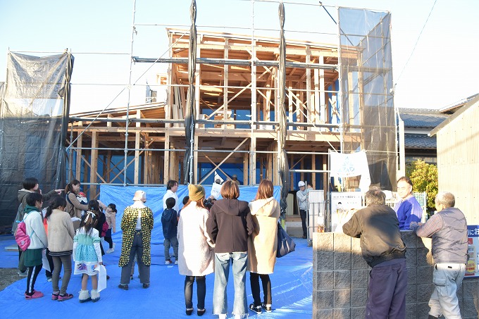 「三井郡大刀洗町02」注文住宅現場リポート⑤【上棟式】