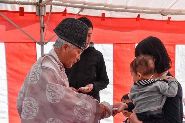 福岡市東区08　注文住宅建築現場リポート①　～地鎮祭～