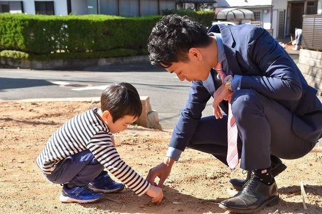 福岡市東区08　注文住宅建築現場リポート①　～地鎮祭～