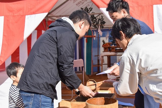 福岡市東区08　注文住宅建築現場リポート①　～地鎮祭～