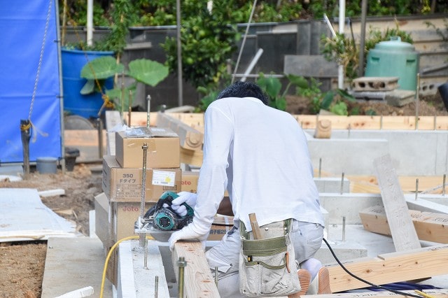 「福岡市東区07」注文住宅現場リポート④【木工事】【土台敷き】