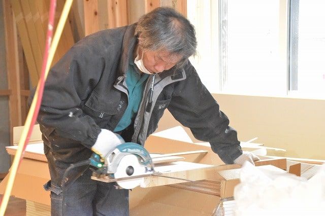 「筑紫野市04」注文住宅現場リポート⑩【木工事】【床材】