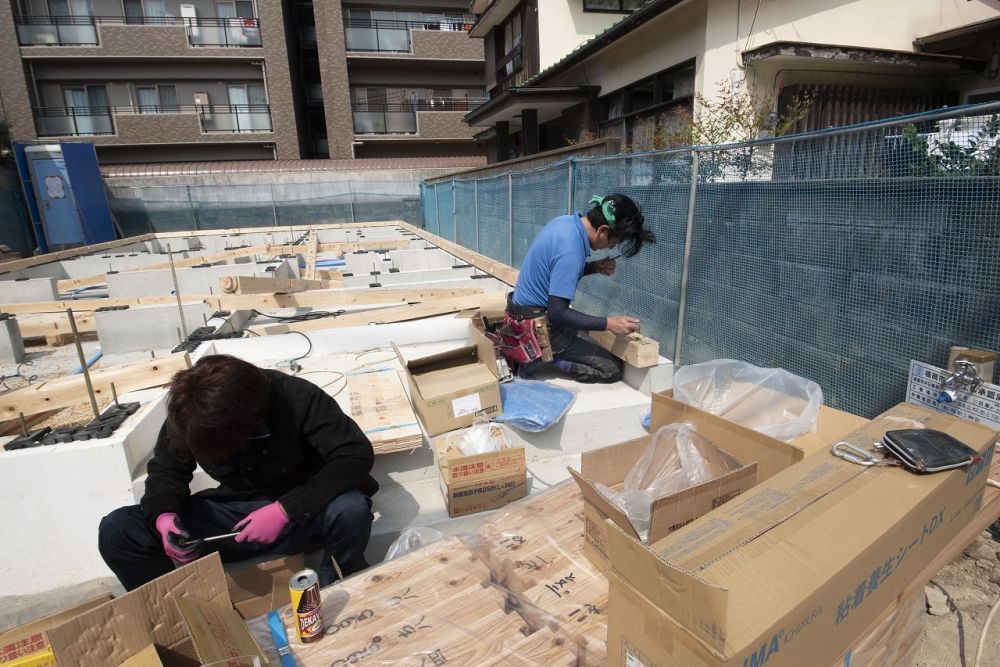 福岡市早良区03　注文住宅建築現場リポート③