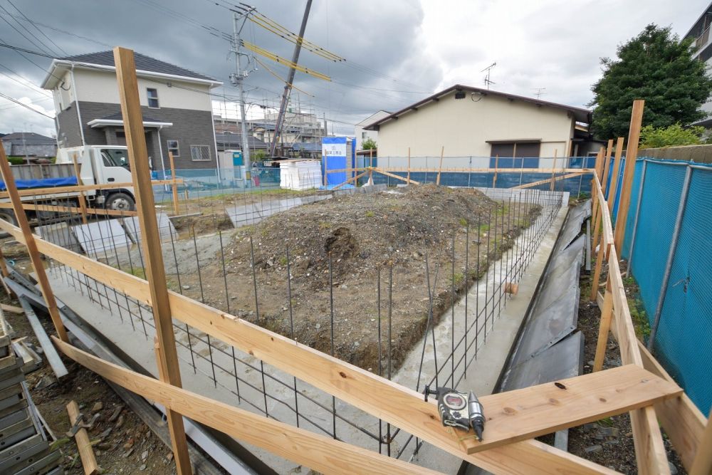 「糟屋郡04」注文住宅現場リポート②【基礎工事】【給排水】