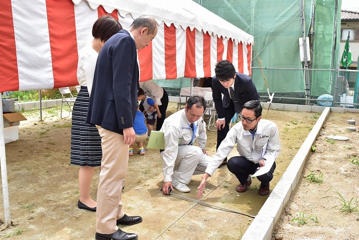 福岡市南区05　注文住宅建築現場リポート①　～地鎮祭～