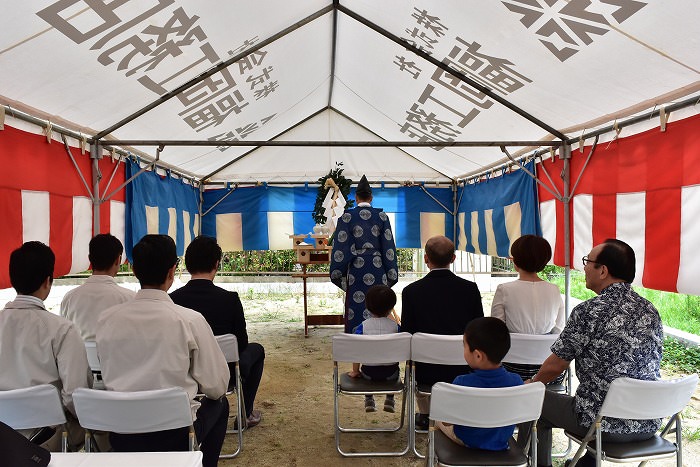 「福岡市南区05」注文住宅現場リポート①【地鎮祭】