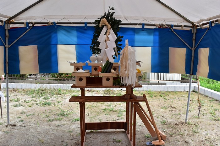 「福岡市南区05」注文住宅現場リポート①【地鎮祭】