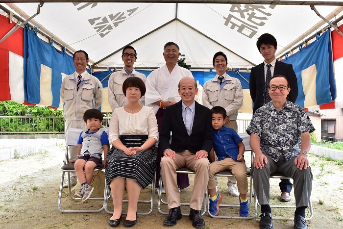 福岡市南区05　注文住宅建築現場リポート①　～地鎮祭～