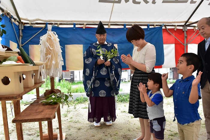 「福岡市南区05」注文住宅現場リポート①【地鎮祭】