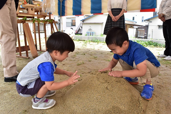 福岡市南区05　注文住宅建築現場リポート①　～地鎮祭～