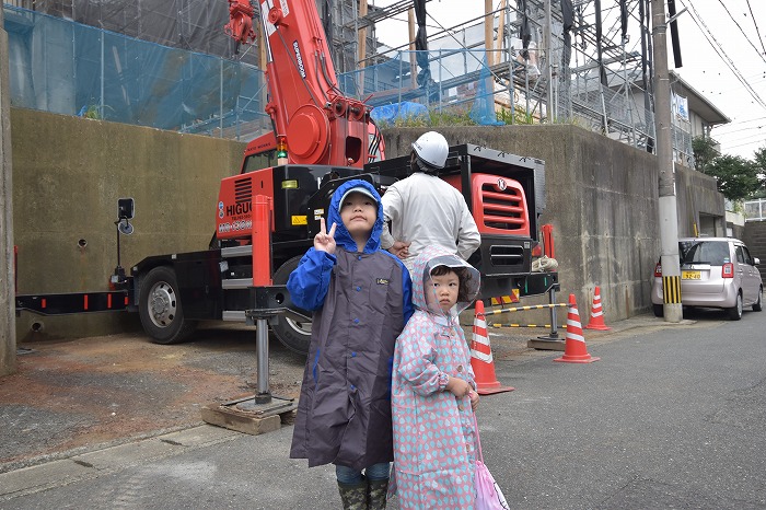 福岡市東区04　注文住宅建築現場リポート⑤　～上棟式～