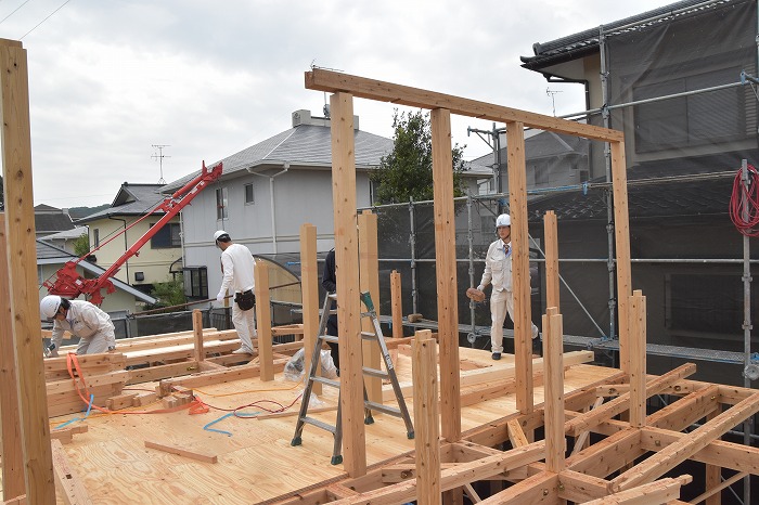 「福岡市東区04」注文住宅現場リポート⑤【上棟式】