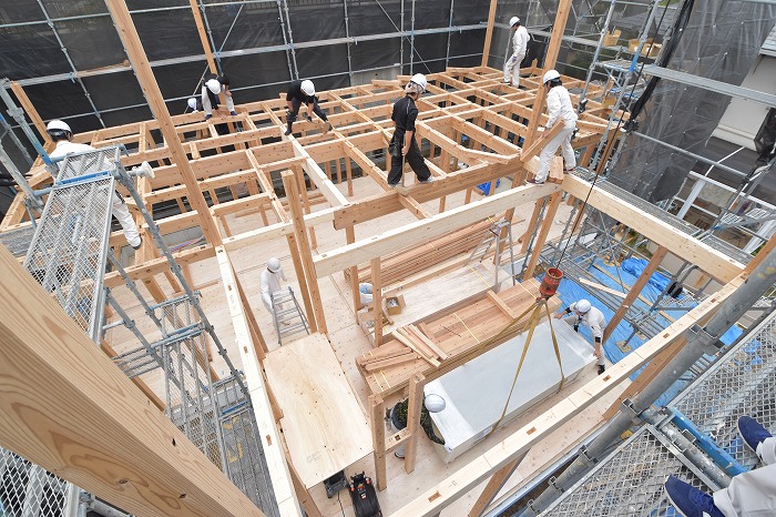 「福岡市東区04」注文住宅現場リポート⑤【上棟式】