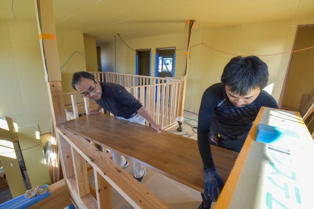 「福岡市東区青葉01」注文住宅現場リポート⑩【木工事】【石膏ボード】