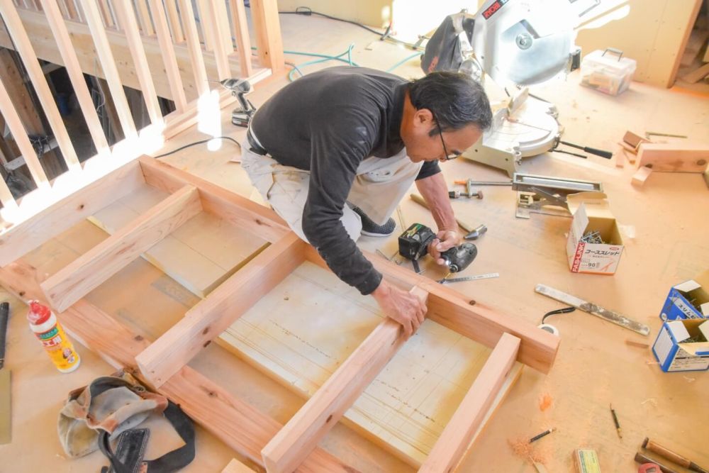 「福岡市東区青葉01」注文住宅現場リポート⑩【木工事】【石膏ボード】