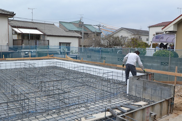 福岡市南区皿山02　注文住宅建築現場リポート②