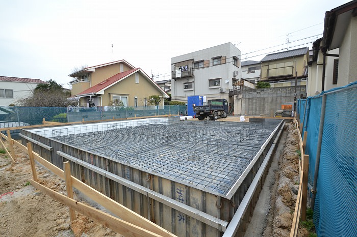 福岡市南区皿山02　注文住宅建築現場リポート②