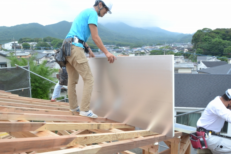 「福岡市早良区梅林02」注文住宅現場リポート⑤【上棟式】