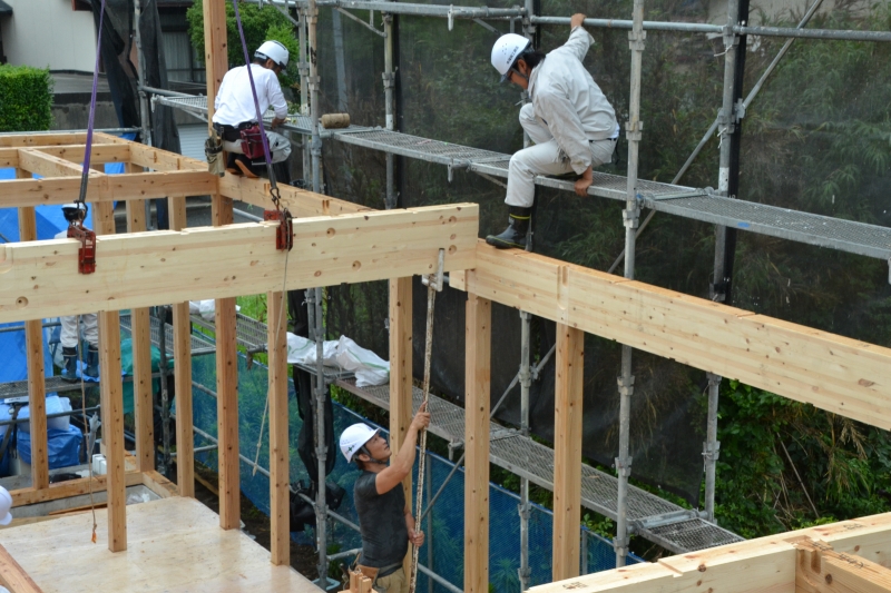 福岡市早良区梅林02　注文住宅建築現場リポート⑤　～上棟式～