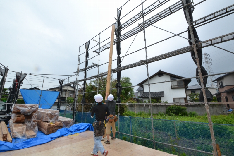 福岡市早良区梅林02　注文住宅建築現場リポート⑤　～上棟式～