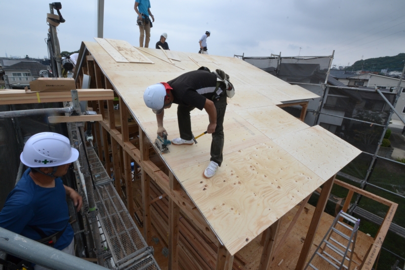 福岡市早良区梅林02　注文住宅建築現場リポート⑤　～上棟式～