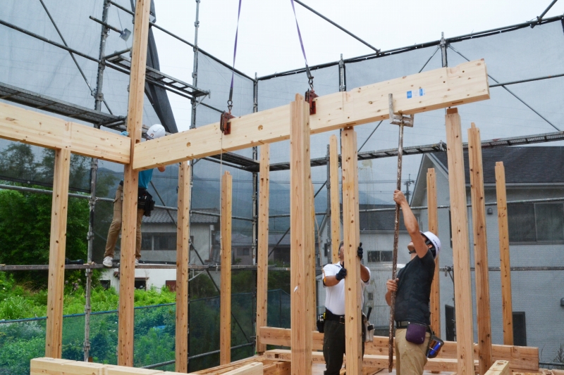 福岡市早良区梅林02　注文住宅建築現場リポート⑤　～上棟式～