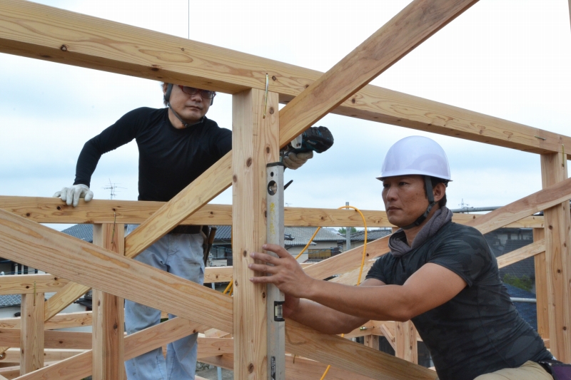 福岡市早良区梅林02　注文住宅建築現場リポート⑤　～上棟式～