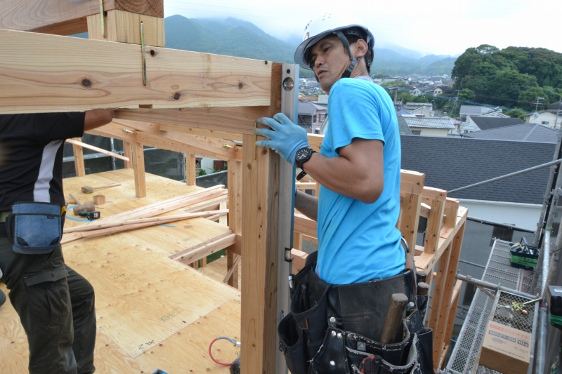 福岡市早良区梅林02　注文住宅建築現場リポート⑤　～上棟式～