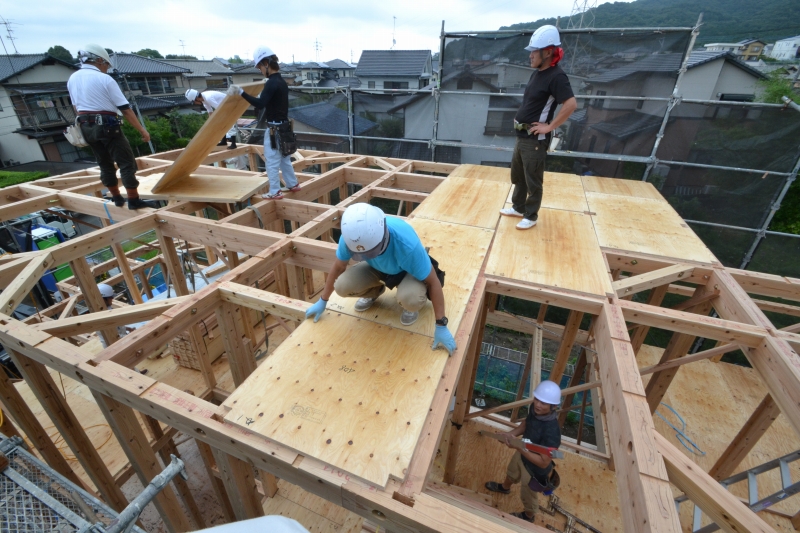 福岡市早良区梅林02　注文住宅建築現場リポート⑤　～上棟式～