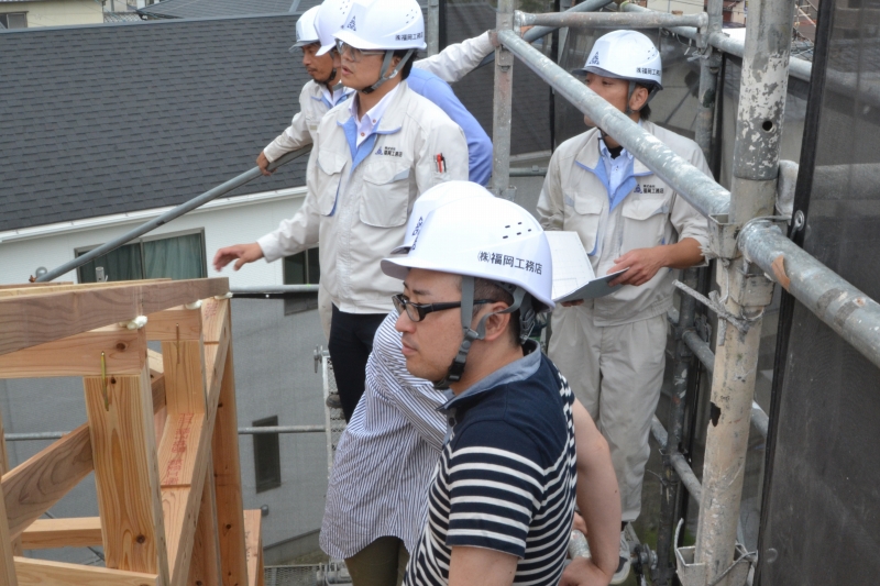 「福岡市早良区梅林02」注文住宅現場リポート⑤【上棟式】