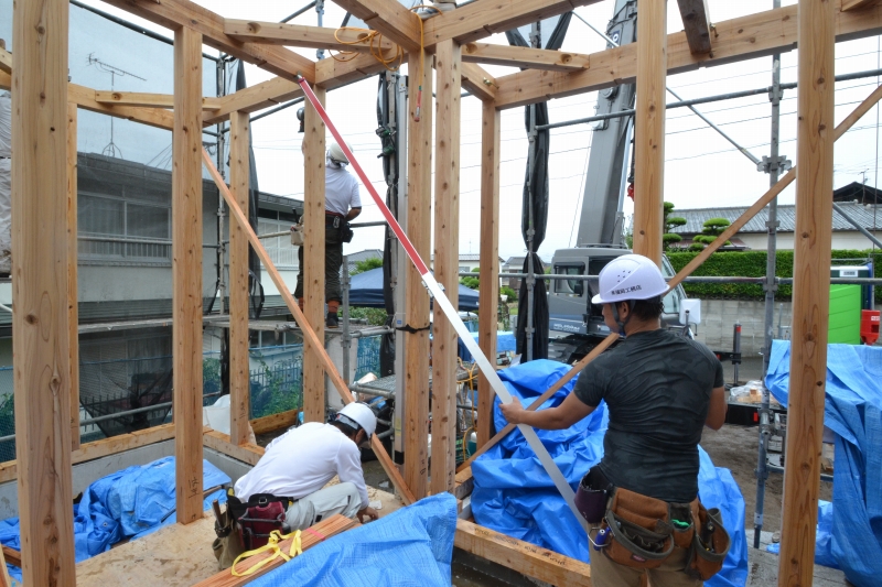 福岡市早良区梅林02　注文住宅建築現場リポート⑤　～上棟式～