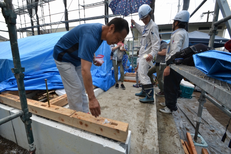 「福岡市早良区梅林02」注文住宅現場リポート⑤【上棟式】