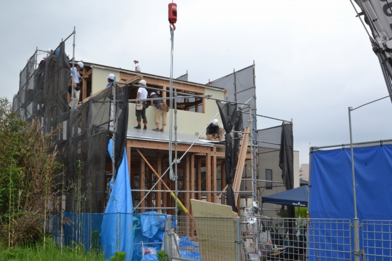 福岡市早良区梅林02　注文住宅建築現場リポート⑤　～上棟式～