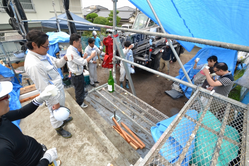 「福岡市早良区梅林02」注文住宅現場リポート⑤【上棟式】