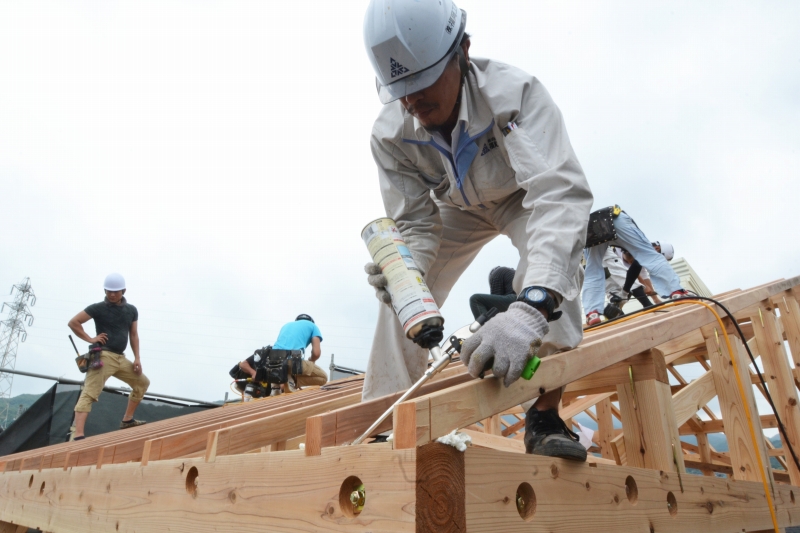 福岡市早良区梅林02　注文住宅建築現場リポート⑤　～上棟式～