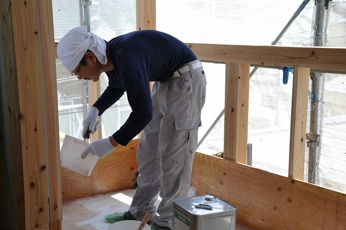 「大野城市01」注文住宅現場リポート⑥【木工事】【外断熱材】