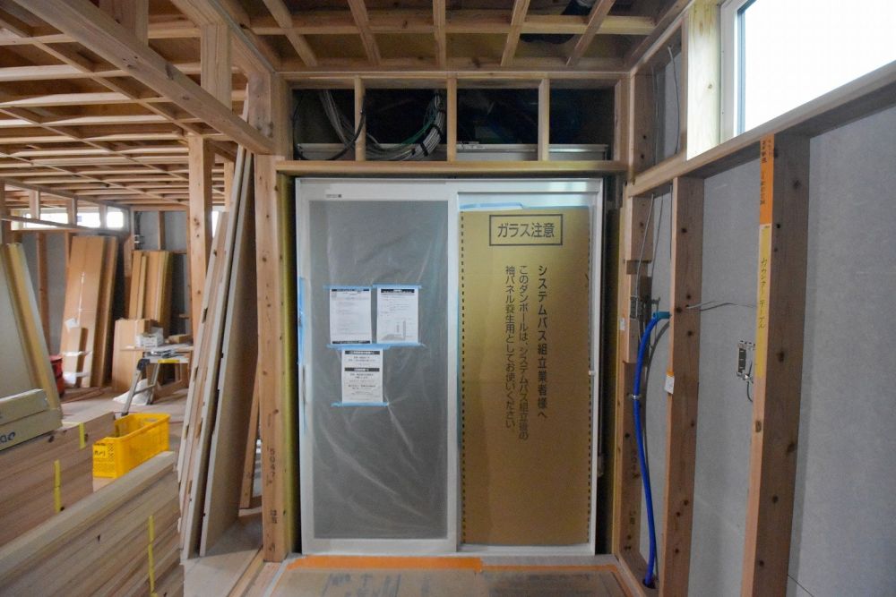 「福岡市早良区野芥01」注文住宅現場リポート⑧【木工事】【石膏ボード】