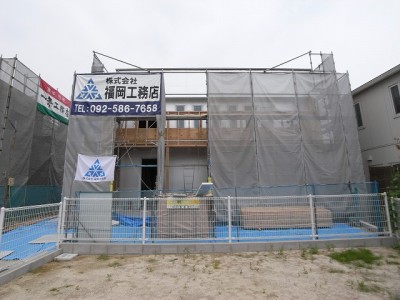 福岡県朝倉郡筑前町02　注文住宅建築現場リポート⑧