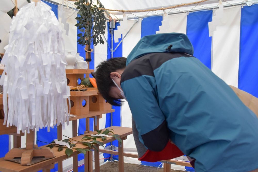 「福岡市早良区07」注文住宅現場リポート①【地鎮祭】
