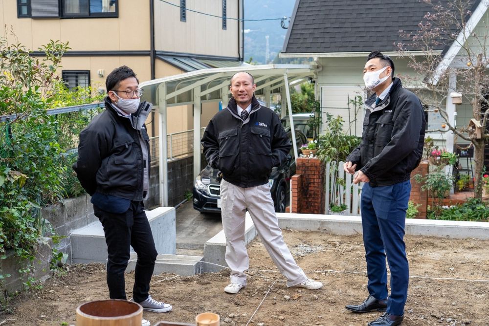 福岡市早良区07　注文住宅建築現場リポート①　～地鎮祭～