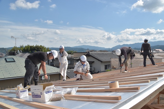 福岡県那珂川市04　注文住宅建築現場リポート⑤　～上棟式～