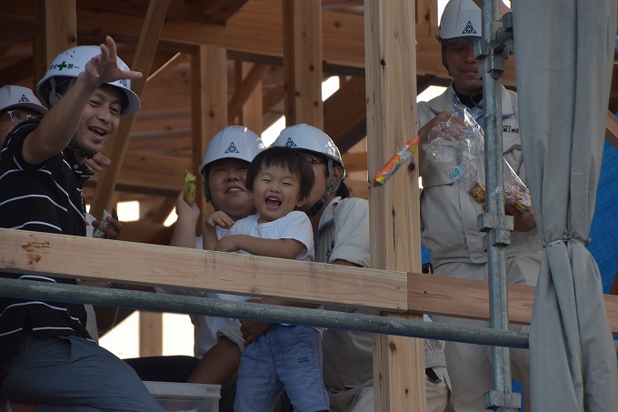 福岡県那珂川市04　注文住宅建築現場リポート⑤　～上棟式～