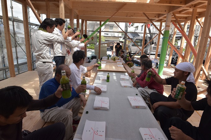 「那珂川市04」注文住宅現場リポート⑤【上棟式】