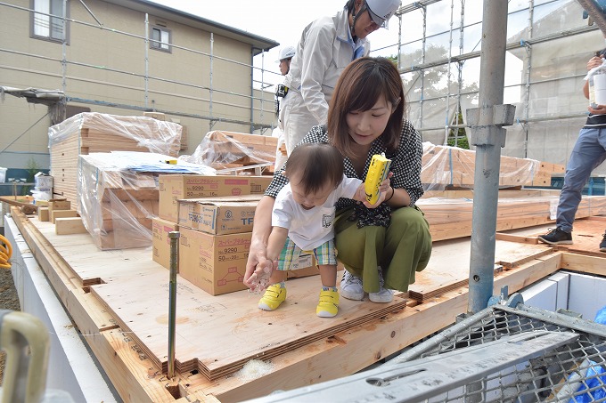 福岡県那珂川市04　注文住宅建築現場リポート⑤　～上棟式～