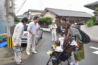 福岡県那珂川市04　注文住宅建築現場リポート⑤　～上棟式～