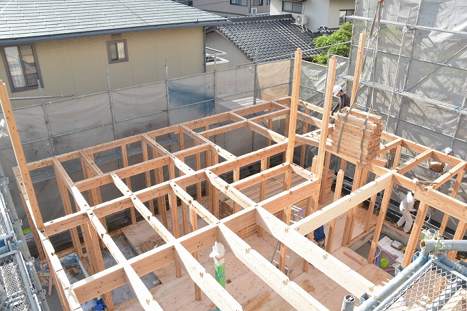 福岡県那珂川市04　注文住宅建築現場リポート⑤　～上棟式～