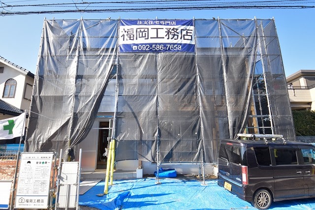 「太宰府市大佐野01」注文住宅現場リポート⑧【木工事】【床材】
