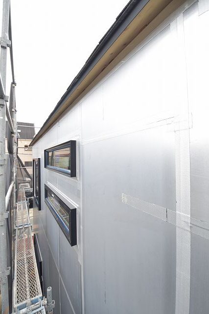 「福岡市早良区曙01」注文住宅現場リポート⑥【外装工事】【サイディング】